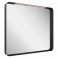 Spegel Strip med LED Belysning Svart 60x70 cm Preview